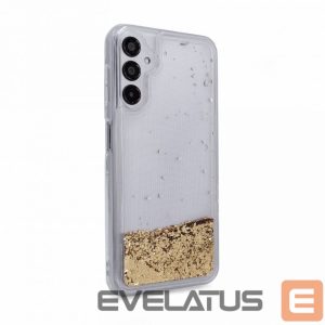 Back panel cover iLike Samsung Galaxy A14 5G Silicone Case Water Glitter Gold