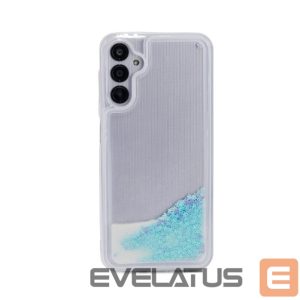 Back panel cover iLike Samsung Galaxy A34 5G Silicone Case Water Glitter Blue