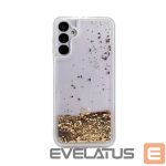 Back panel cover iLike Samsung Galaxy A34 5G Silicone Case Water Glitter Gold