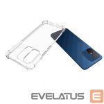 Back panel cover Evelatus Xiaomi Redmi 12C Military Shockproof Silicone Case Transparent Transparent