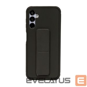 Back panel cover iLike Samsung Galaxy A34 5G Silicone Case with stand Black