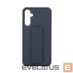Back panel cover iLike Samsung Galaxy A34 5G Silicone Case with stand Blue