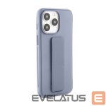 Back panel cover iLike Apple iPhone 15 Pro Max Silicone Case with stand Purple