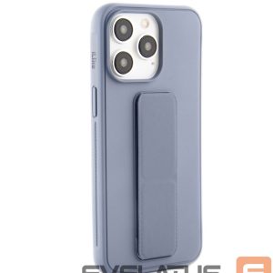 Back panel cover iLike Apple iPhone 14 Pro Silicone Case with stand Purple