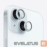 Protective glass Evelatus Apple iPhone 15 Camera Lens Protector Armor Blue