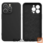 Back panel cover iLike Samsung Galaxy A34 5G silicone cover Black