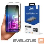 Protective glass 3MK Apple iPhone 15 Pro Max HardGlass Max Lite Black