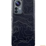 Back panel cover iLike Xiaomi 12/12X Burga Drifting Shores - Line Art Tough Case