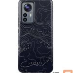 Back panel cover iLike Xiaomi 12 Pro Burga Drifting Shores - Line Art Tough Case