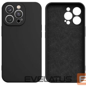 Back panel cover iLike Samsung Galaxy A14 5G / Galaxy A14 silicone cover Black