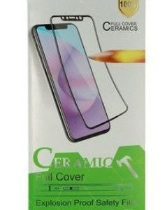 Protective glass iLike Apple IPHONE 12/12 PRO HARD CERAMIC TEMPERED GLASS Black