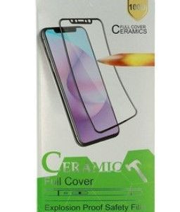 Protective glass iLike Apple IPHONE 7 / 8 / SE 2020 / SE 2022 HARD CERAMIC TEMPERED GLASS Black