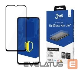 Protective glass 3MK Samsung Galaxy A34 5G HardGlass Max Lite Black