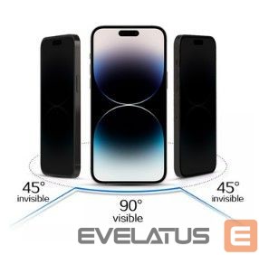 Protective glass iLike Samsung GALAXY A34 5G TEMPERED PRIVACY GLASS Black