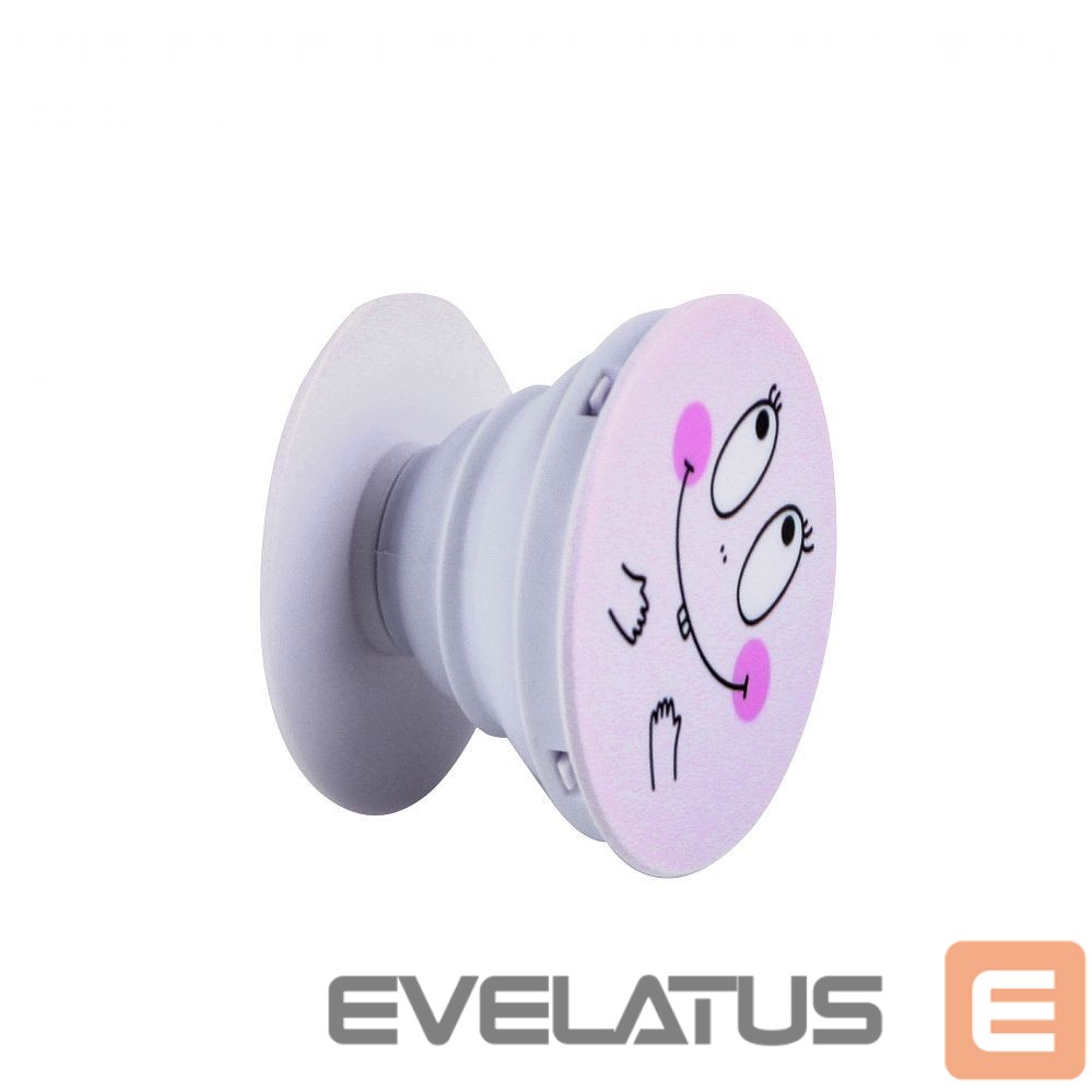 Universal holder (Popsocket) iLike Universal Pop Holder Smile Pink