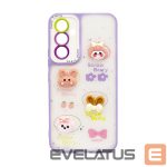 Back panel cover iLike Apple iPhone 15 Pro EPOXY CARTOON COVER Light Purple