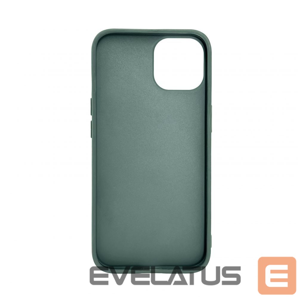 Back panel cover iLike Apple iPhone 15 LEATHER HIDDEN POCKET STAND COVER Green