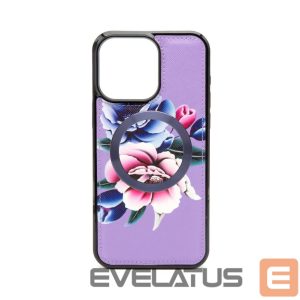 Back panel cover Evelatus Apple iPhone 15 Pro Wallet  and Slim Cover Case Purple