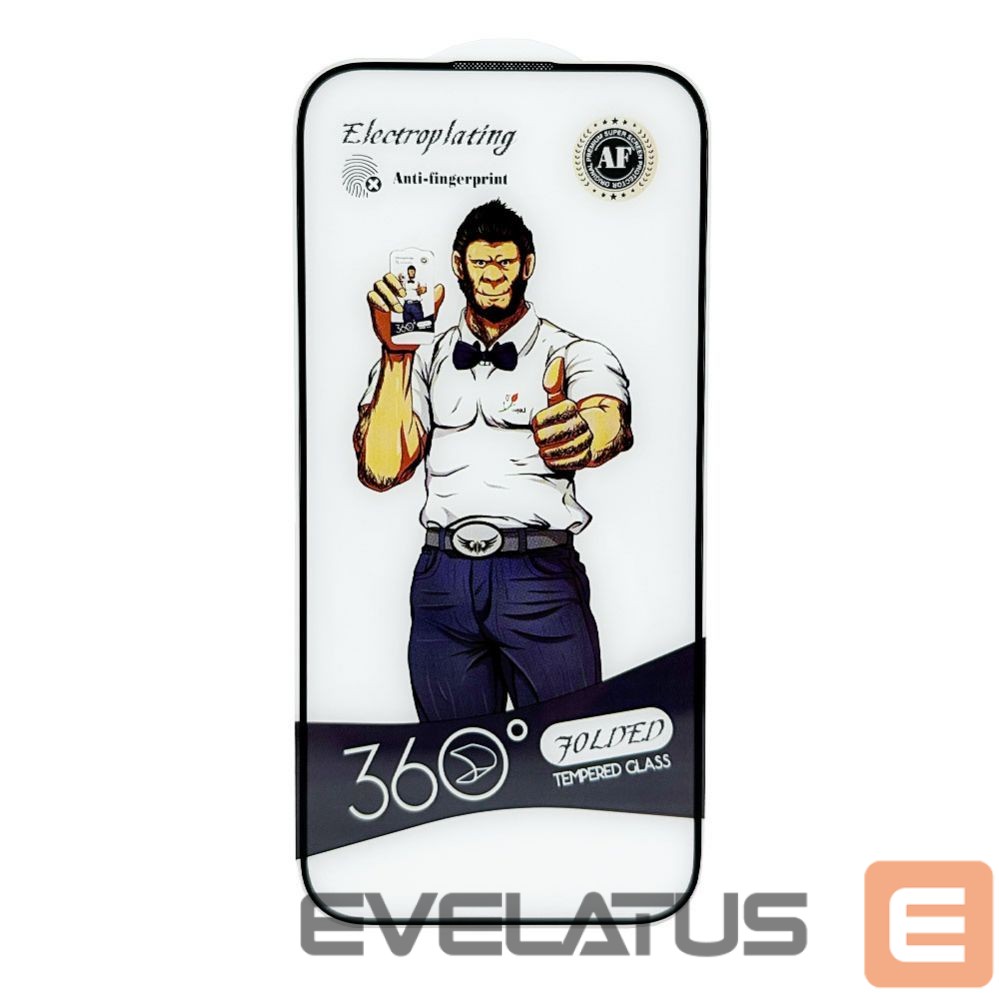 Protective glass Evelatus Apple iPhone XR/11 2.5D Full Cover Glass Anti-Static Light Black