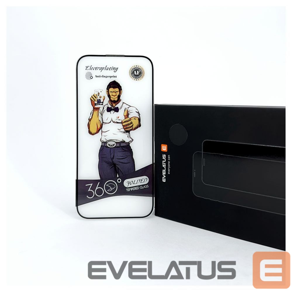 Protective glass Evelatus Apple iPhone XR/11 2.5D Full Cover Glass Anti-Static Light Black