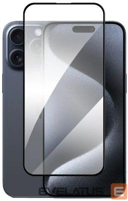 Protective glass Evelatus Apple iPhone 14/13/13 Pro/16e/SE4 2.5D Full Cover Glass Anti-Static Light Black