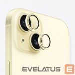 Protective glass Evelatus Apple iPhone 15 / 15 Plus Camera Lens Protector Armor Yellow