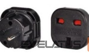 Adapter iLike  UK/EU CHARGER ADAPTER Black
