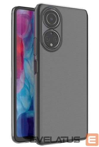 Back panel cover iLike - Ultra Clear 0.5mm case for Honor X7 / Honor Play 30 Plus Transparent