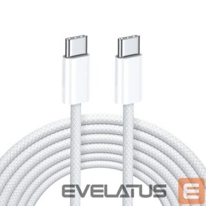 Cable iLike  65W USB C TO USB C 2M White