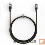 Cable Evelatus  USB C to Lightning Cable 2.0M 60W (MFI09) Aluminum housing braiding Black