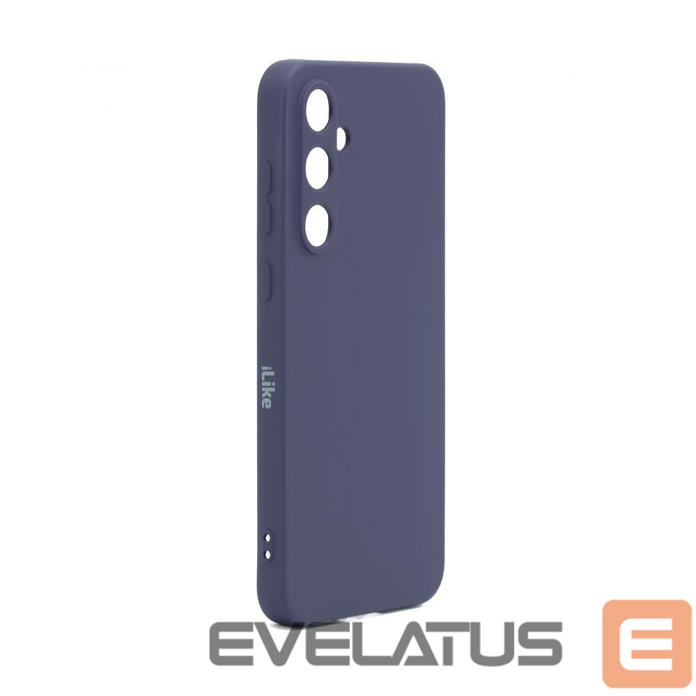 Back panel cover iLike Samsung Galaxy A35 Nano Silicone case Midnight Blue