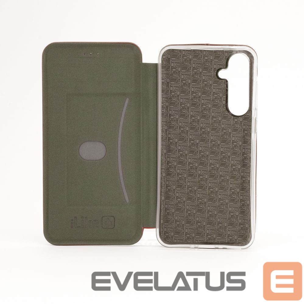 Book case iLike Samsung Galaxy A35 Book Case Plum