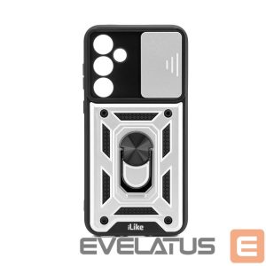 Back panel cover iLike Samsung Galaxy A35 Protective Case With Camera Protection And Ring White