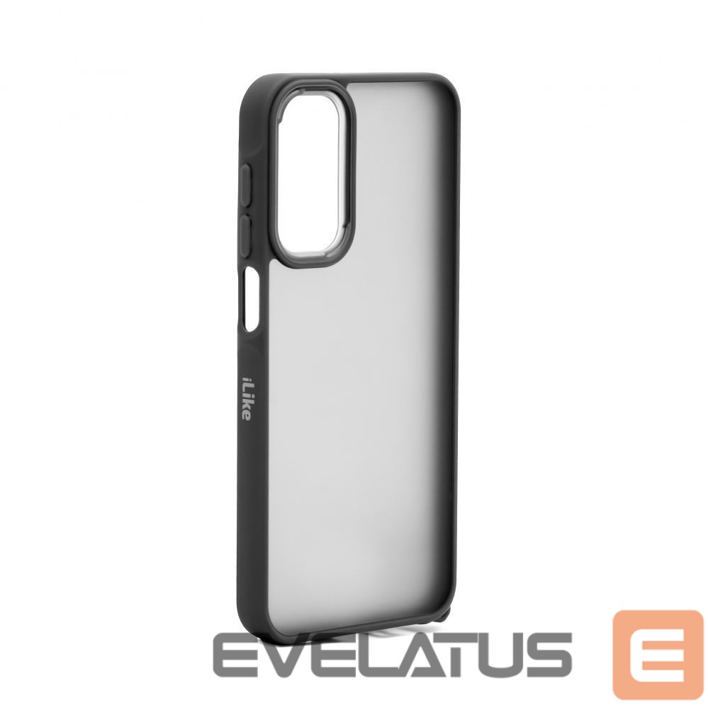 Back panel cover iLike Samsung Galaxy A15 PC Hybrid Case Black