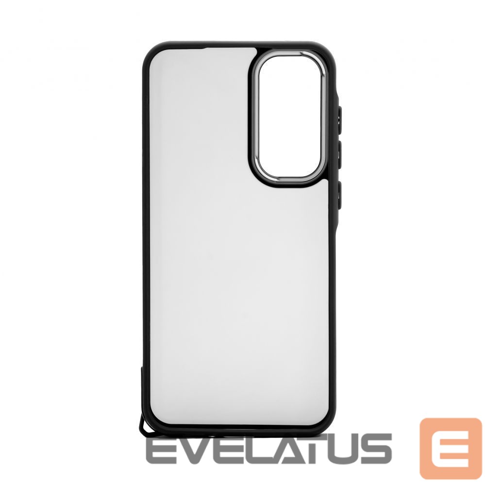 Back panel cover iLike Samsung Galaxy A35 PC Hybrid Case Black