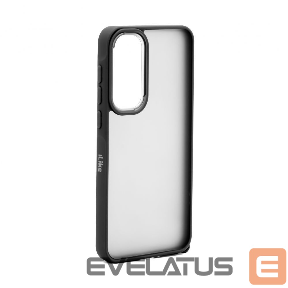 Back panel cover iLike Samsung Galaxy A35 PC Hybrid Case Black