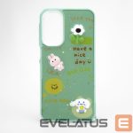 Back panel cover iLike Samsung Galaxy A15 EPOXY CARTOON COVER Light Green
