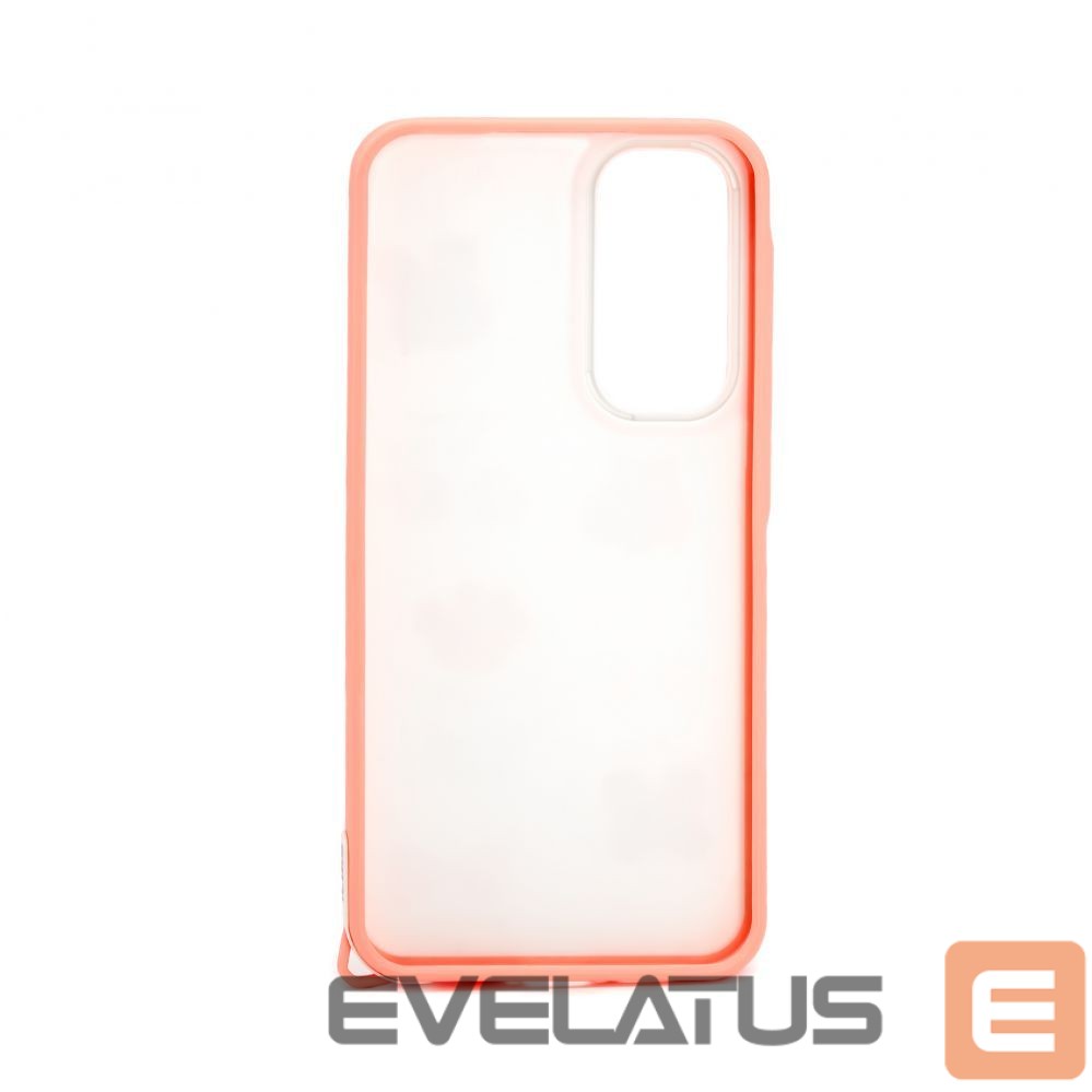Back panel cover iLike Samsung Galaxy A35 EPOXY CARTOON COVER White Pink