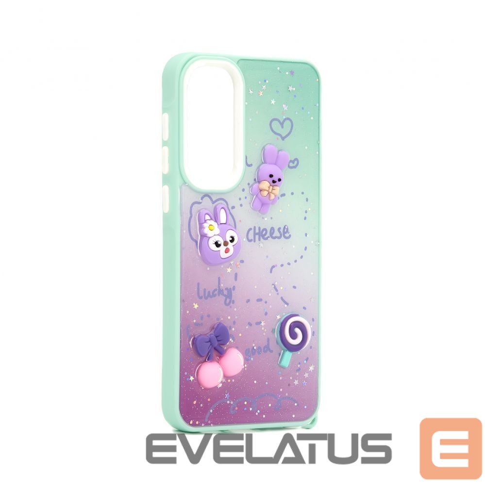 Back panel cover iLike Samsung Galaxy A55 EPOXY CARTOON COVER Mint