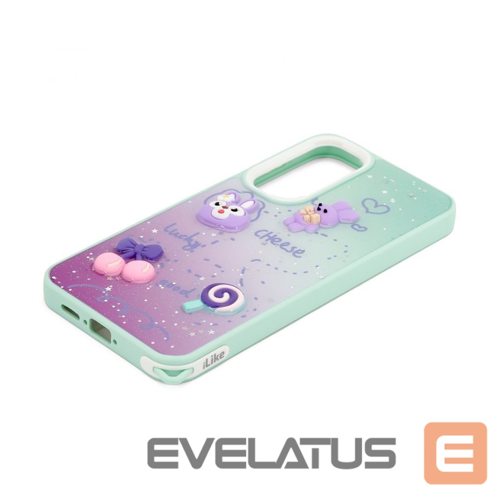 Back panel cover iLike Samsung Galaxy A55 EPOXY CARTOON COVER Mint