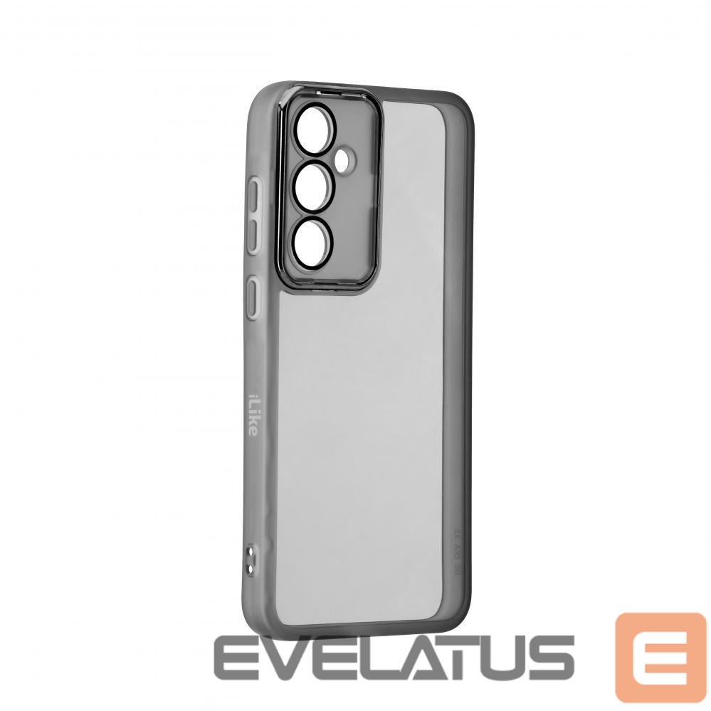 Back panel cover iLike Samsung Galaxy A35 Transparent Case and Camera Protection Black