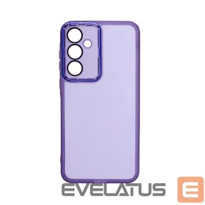 Back panel cover iLike Samsung Galaxy A55 Transparent Case and Camera Protection Purple