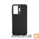 Back panel cover iLike Samsung Galaxy A15 Hybrid case With Camera Stand Black