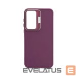 Back panel cover iLike Samsung Galaxy A15 Hybrid case With Camera Stand Plum