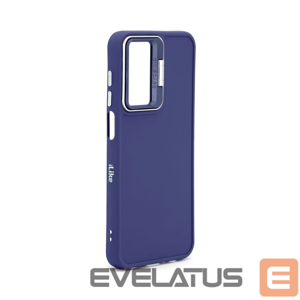 Back panel cover iLike Samsung Galaxy A35 Hybrid case With Camera Stand Blue
