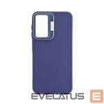 Back panel cover iLike Samsung Galaxy A35 Hybrid case With Camera Stand Blue