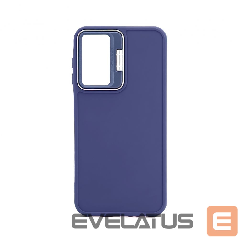 Back panel cover iLike Samsung Galaxy A35 Hybrid case With Camera Stand Blue