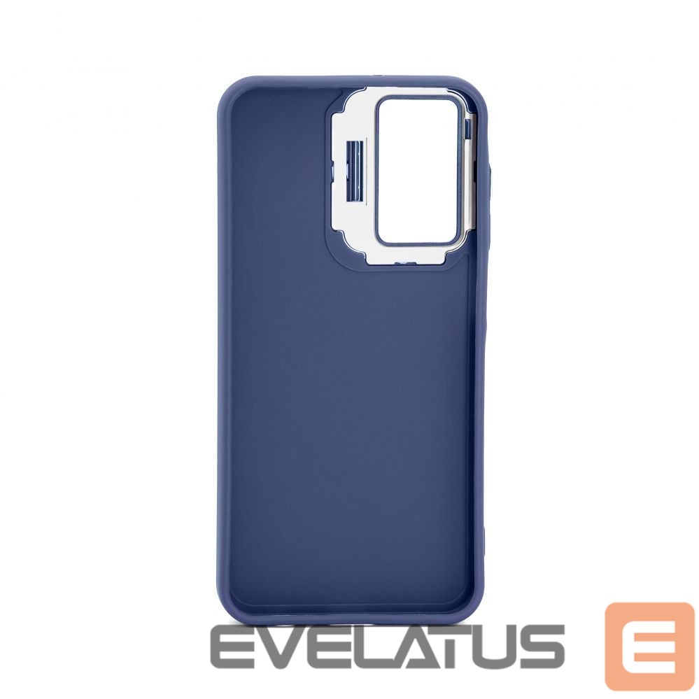 Back panel cover iLike Samsung Galaxy A35 Hybrid case With Camera Stand Blue
