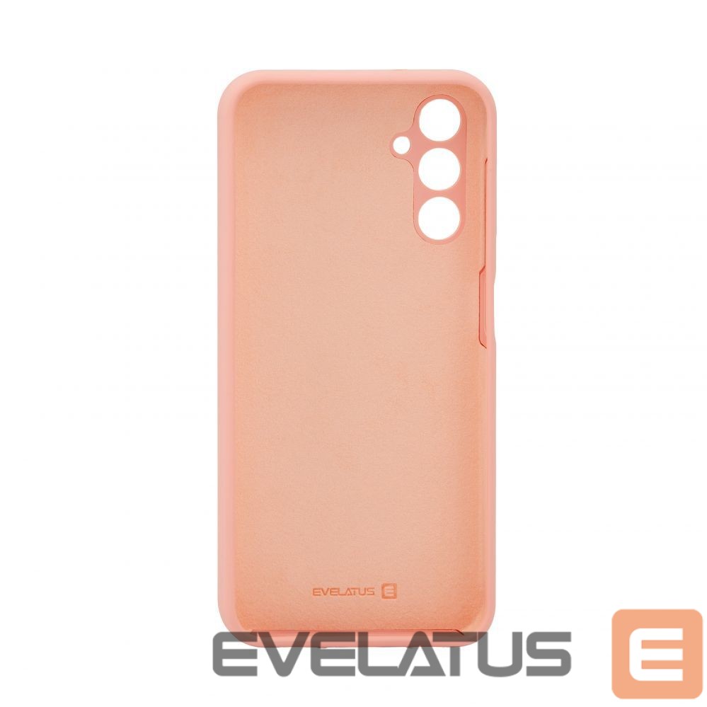 Back panel cover Evelatus Samsung Galaxy A14 4G / 5G Premium Soft Touch Silicone Case Rose pink