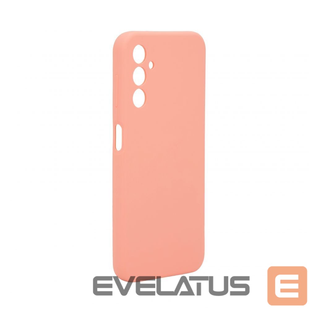 Back panel cover Evelatus Samsung Galaxy A14 4G / 5G Premium Soft Touch Silicone Case Rose pink